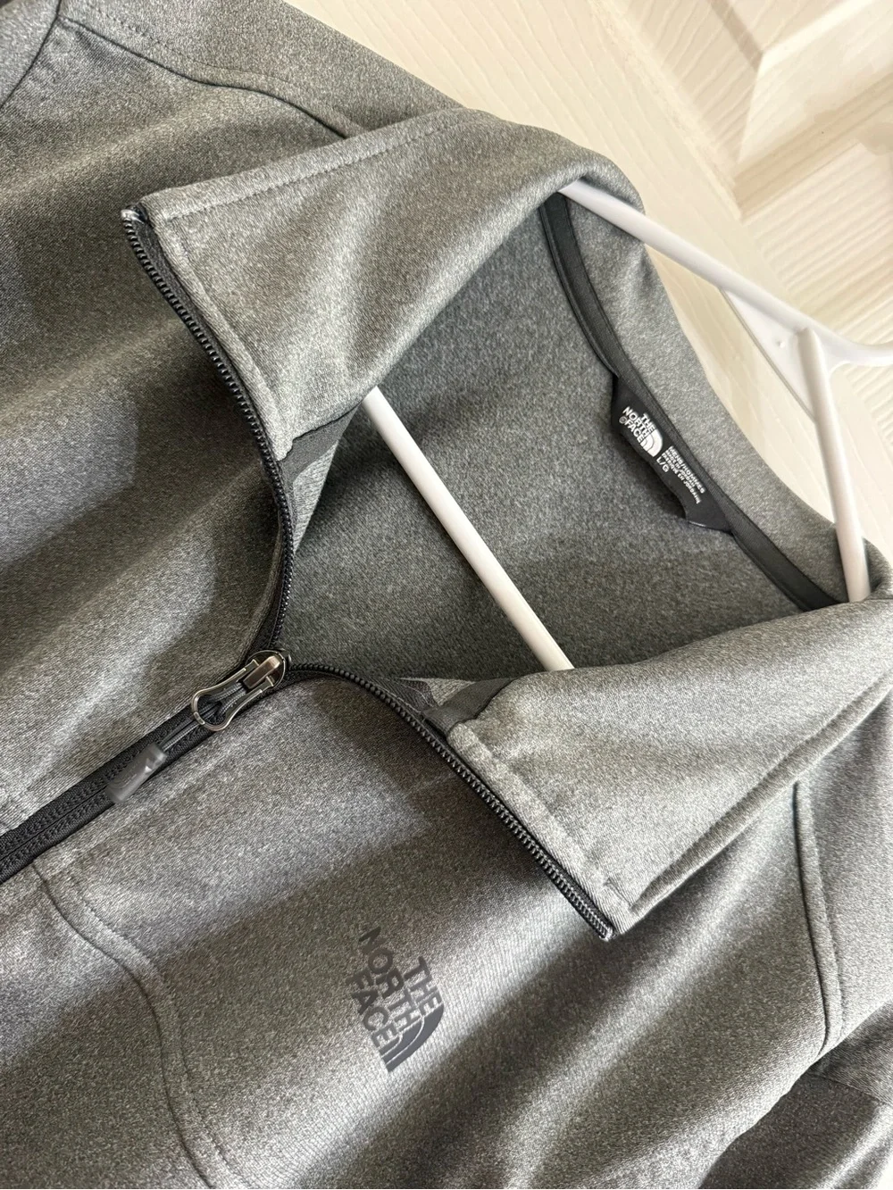 The North Face Men's Charcoal Grey Zip-Up Jacket